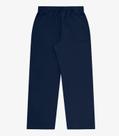 Calça Wide Leg Moletom Peluciado Básico Rovitex Azul