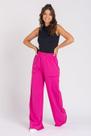 Calça Wide Leg Moletom Pink