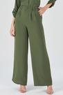 Calça Wide Leg PKS Verde Militar