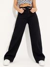 Calça Wide Leg Preta - Calça Sarja Pantalona Preta Calça Wide Leg Preta - Calça Sarja Pantalona Preta