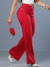 Calça Wide Leg Vermelha Com Cinto PitBull Jeans 89499 COR:VERMELHOTAMANHO:44 Calça Wide Leg Vermelha Com Cinto PitBull Jeans 89499 COR:VERMELHOTAMANHO:44