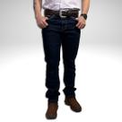 Calça Wrangler Masculina Slim Reta Original Com Elastano Jeans