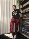Calça xadrez