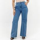 Calça Young Style Jeans Wide Leg Feminina
