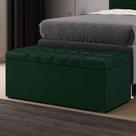 Calçadeira Alpha 90 Solteiro N-026 Veludo Verde Aradecor