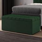 Calçadeira Alpha 90 Solteiro Z-018 Sued Verde Aradecor