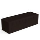 Calçadeira Báu Casal Padrão Atena 140cm Capitonê Sintético Marrom - Abmaza Calçadeira Báu Casal Padrão Atena 140cm Capitonê Sintético Marrom - Abmaza