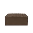 Calçadeira Baú Estofada Dunas Solteiro 90 cm - Veludo Marrom Calçadeira Baú Estofada Dunas Solteiro 90 cm - Veludo Marrom