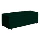 Calçadeira Baú Sapateira Casal 140cm Ayla Suede Capitonê - Estopar