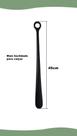 calçadeira calçador de sapatos longa 45cm preto calçadeira calçador de sapatos longa 45cm preto