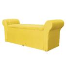 Calçadeira Recamier Baú Casal King 190cm Cancun Suede Cores - DS Estofados Calçadeira Recamier Baú Casal King 190cm Cancun Suede Cores - DS Estofados