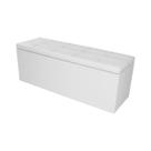 Calçadeira Recamier Baú Solteiro 0,90m Roma Corano - Pallazio