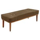 Calçadeira Recamier Solteiro 0,90m Gênova Suede - Pallazio
