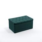 Calçadeira Sagitarius 90 Modulada Estofada N-032 Veludo Verde Petróleo Aradecor Calçadeira Sagitarius 90 Modulada Estofada N-032 Veludo Verde Petróleo Aradecor