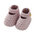 Calçado Para Bebê Menina Primavera Outono Inverno, Sola Macia, Malha, Para Recém-Nascidos 0-18m, Cor