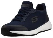 Calçado para Serviço Alimentício Feminino Skechers Squad SR Azul Marinho Tamanho 11 EUA