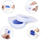 Calcanheira Siligel Para Esporão Com Ponto Azul OrthoPauher