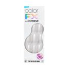 Calção de unhas postiças KISS Impress Color FX White Shimmer Calção de unhas postiças KISS Impress Color FX White Shimmer