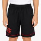 Calção Flamengo Raio Infantil Preta