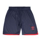 Calção Infantil Umbro Dínamo Cordão Marinho/Vermelho
