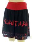 Calcao Muay Thai Feminino FIGTHER pto/rosa - Kanxa