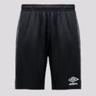 Calção Umbro Maximum Diamond Com Bolso Preto e Branco Calção Umbro Maximum Diamond Com Bolso Preto e Branco