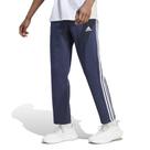 Calças Adidas Essentials, 3 listras, bainha aberta, tinta de lã, masculina