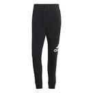 Calças adidas Essentials, lã, punho cônico, logotipo grande, preto