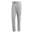 Calças adidas Essentials Single Jersey cônicas para homens, cinza