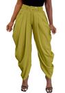 Calças, capota, folgada, cônica, elástica, cintura franzida, verde oliva M Calças, capota, folgada, cônica, elástica, cintura franzida, verde oliva M