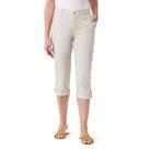 Calças Capri Cargo Gloria Vanderbilt femininas, tamanho padrão