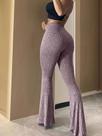 Calças Capri Femininas Y2K - Cintura Alta, Modelagem Skinny e Barra Sino