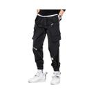 Calças Cargo Casuais Masculinas Com Laser, Estilo Hip Hop, Múltiplos Bolsos, Streetwear, Techwear, Calças Cargo Casuais Masculinas Com Laser, Estilo Hip Hop, Múltiplos Bolsos, Streetwear, Techwear,