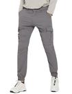 Calças cargo de caminhada PULI Lightweight Quick Dry para homens, cinza 30