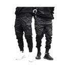Calças Cargo Harem Masculinas Pretas, Estilo Hip Hop, Calças De Moletom Casuais Com Bolsos, Calças Calças Cargo Harem Masculinas Pretas, Estilo Hip Hop, Calças De Moletom Casuais Com Bolsos, Calças