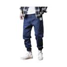 Calças Cargo Largas plus Size Para Homens, Jeans Harem Estilo Streetwear, Calças De Denim Até O