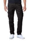 Calças cargo masculinas combinam com roupas de trabalho ao ar livre, cinza escuro Calças cargo masculinas combinam com roupas de trabalho ao ar livre, cinza escuro