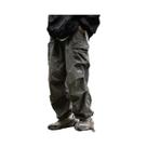 Calças Cargo Masculinas Pretas Impermeáveis Para Primavera E Outono, Estilo Hip Hop, Casual,