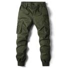 Calças Cargo Militares Em Caqui E Preto Para Homens, Casuais, Táticas, Com Múltiplos Bolsos, Moda