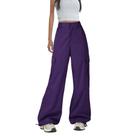Calças cargo Zando Purple Parachute para mulheres tamanho M