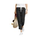 Calças Casuais Femininas De Algodão Preto Com Cintura Ajustável Y2K, Elegantes Para O Outono
