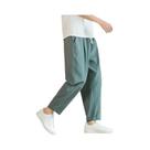 Calças Casuais Masculinas De Algodão E Linho, Respiráveis, Soltas, Retas, Com Cordão, Leves, Para Calças Casuais Masculinas De Algodão E Linho, Respiráveis, Soltas, Retas, Com Cordão, Leves, Para