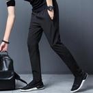 Calças Casuais Masculinas De Verão Slim Fit Em Seda Gelada De Secagem Rápida Estilo Coreano