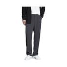 Calças Casuais Masculinas Pretas Baggy De Corte Reto E Ajuste Slim, Comprimento No Tornozelo, Moda