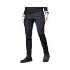 Calças Casuais Masculinas Slim Fit De Perna Reta Azul Cinza Para Trabalho Diário E Moda