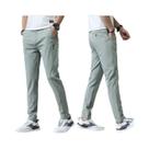 Calças Casuais Masculinas Ultrafinas E Elásticas, Slim Fit, Respiráveis Para Primavera E Verão,