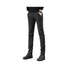 Calças Casuais Pretas Slim Fit Para Homens, Estilo Coreano, Com Stretch, Efeito De Aumentar a Altura