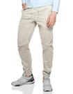 Calças Chino Jogger Match masculinas, 36% de algodão branco