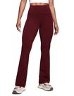 Calças CRZ YOGA Butterluxe High Waist Flare Red Merlot para mulheres