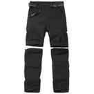 Calças de caminhada JOMLUN Boys Cargo Outdoor Camping Quick Dry Black